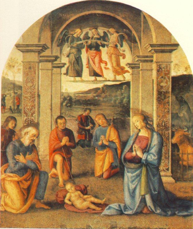 PERUGINO, Pietro The Presepio China oil painting art
